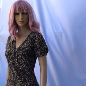 The Kooples Leopard Print Silk Dress